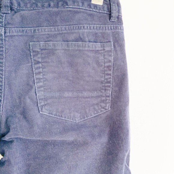 Lands' End Canvas 1963 Low Rise Slim Leg Navy Corduroy Pants - Picture 10 of 16